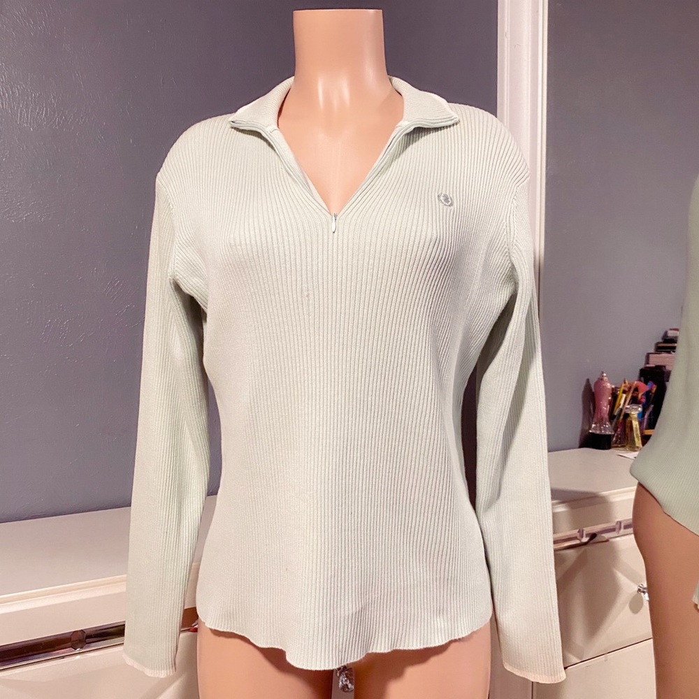 IZOD Ribbed Pastel Sweater